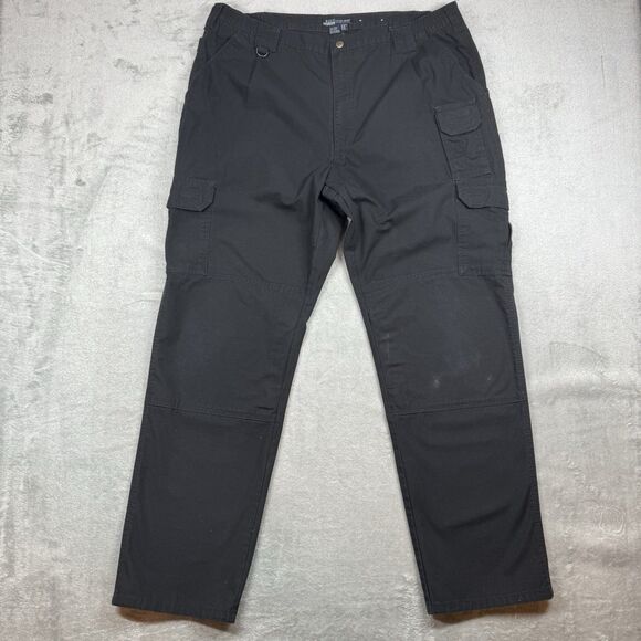 5.11 Tactical Taclite Pro Cargo Pants Men’s 42x34 Black Ripstop Duty Combat - Picture 1 of 12